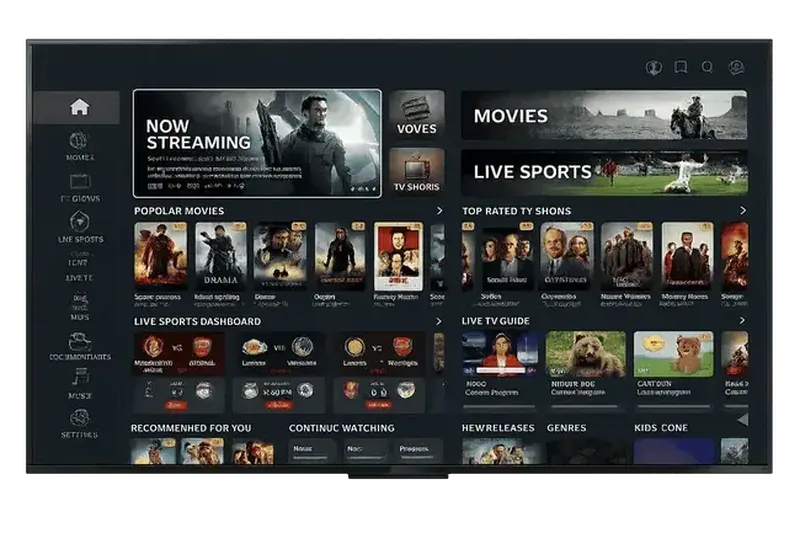 IPTV Dark 4K Content Bibliotheek - 150.000+ Films, Series & Live Sport