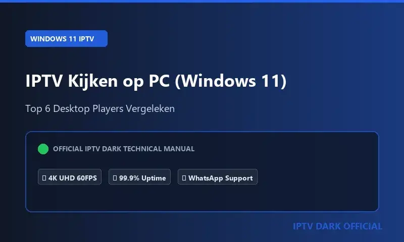 IPTV Kijken op PC: De 6 Beste Players voor Windows 11 (2026)